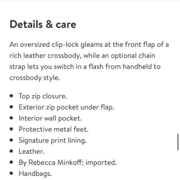 Rebecca Minkoff Mini M.A.C. Crossbody Bag Pale Coral - Picture 11 of 11